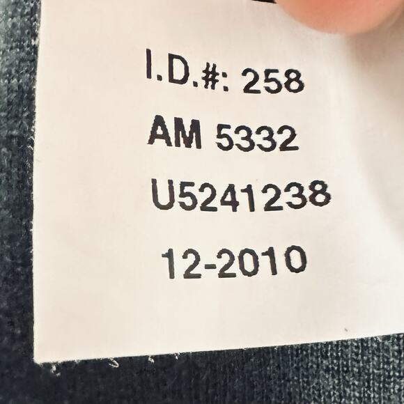 Ashworth Ez-Tech Mens LG Black Quarter Zip Sweatshirt Knit Golf Cotton Sweater - Picture 7 of 7